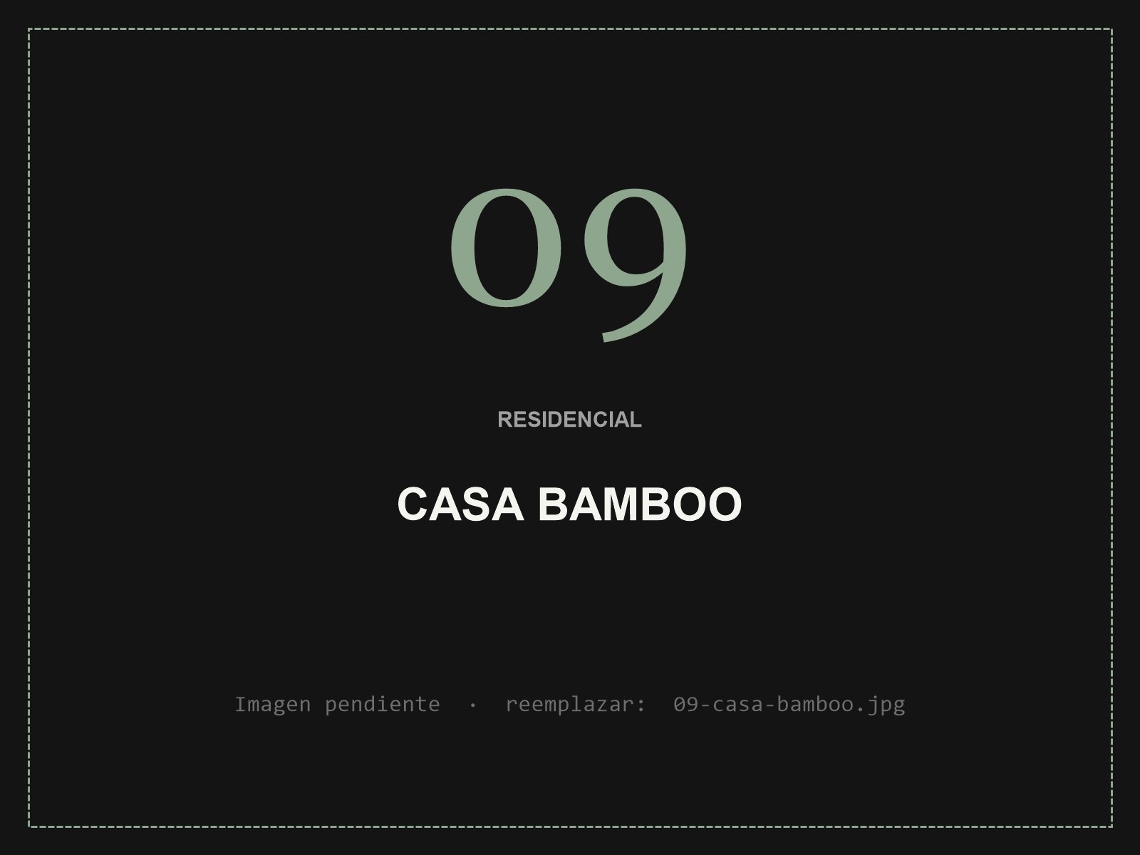Casa Bamboo — Proyecto residencial de Studio Perdomo